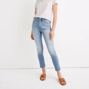 Madewell High Rise Skinny Crop Jeans